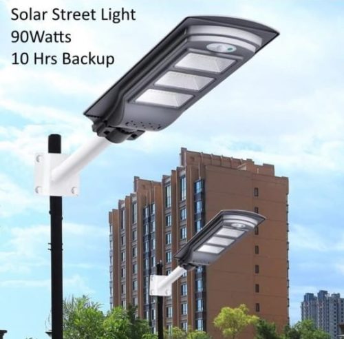 Solar Street Light 90WATTS 8-10 Hrs Backup NO WIRING Multipurpose