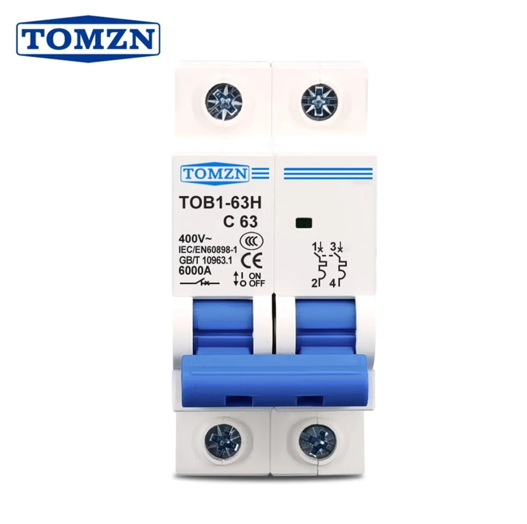 tomzn 2 pole breaker